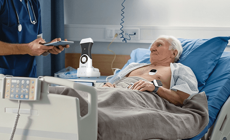 wearable patient monitor device for patients